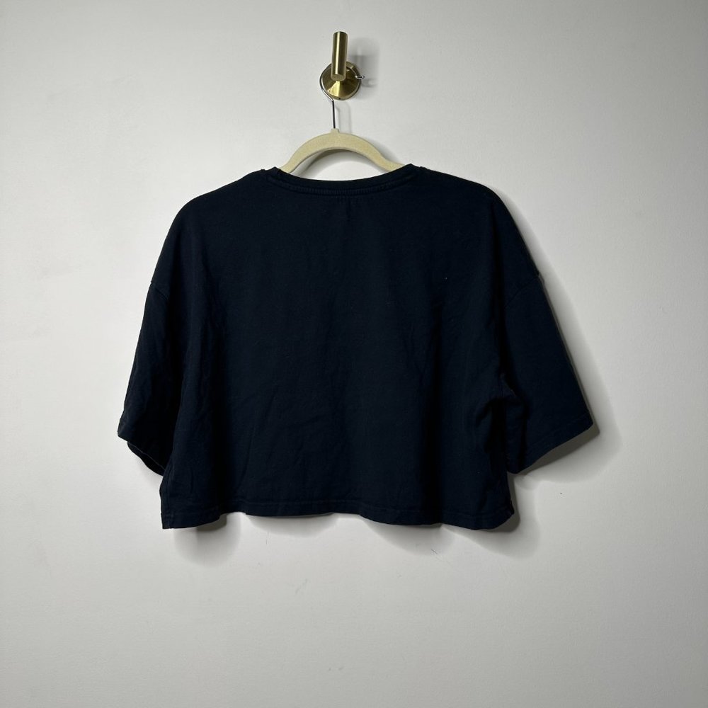 Kittenish Black SS Crop 'Tequila and Cowboys' Graphic Shirt Women's XL - Picture 3 of 3
